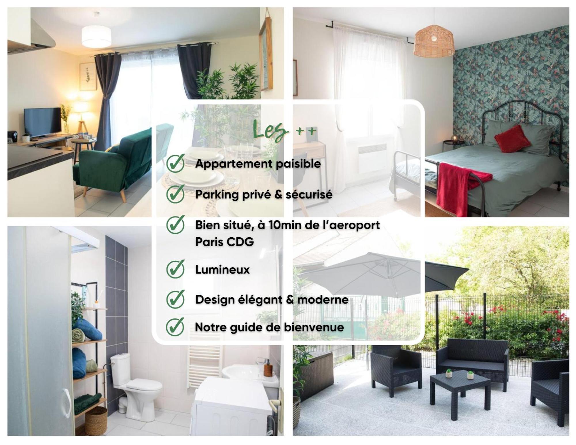 Apartamento Djial - Proche De Cdg Et Du Parc Asterix Dammartin-en-Goele Exterior foto